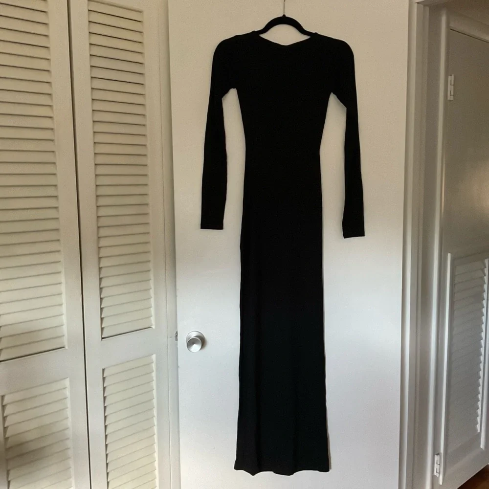 New skims rib soft lounge dress - Picture 2 of 4